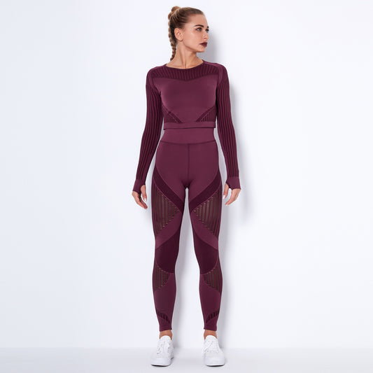 Sexy Knitted Yoga & Fitness Suit