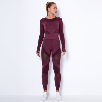 Sexy Knitted Yoga & Fitness Suit