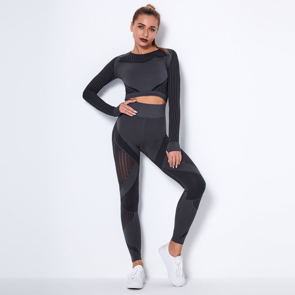 Sexy Knitted Yoga & Fitness Suit