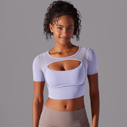 Double-Layer Workout Top