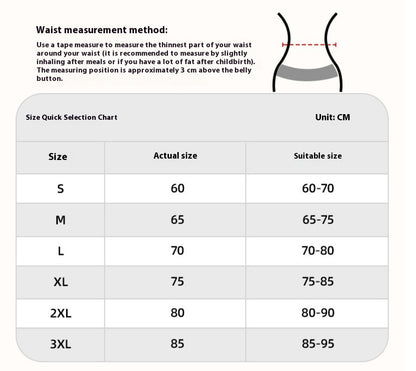 Breathable Mesh Fitness Corset Belt