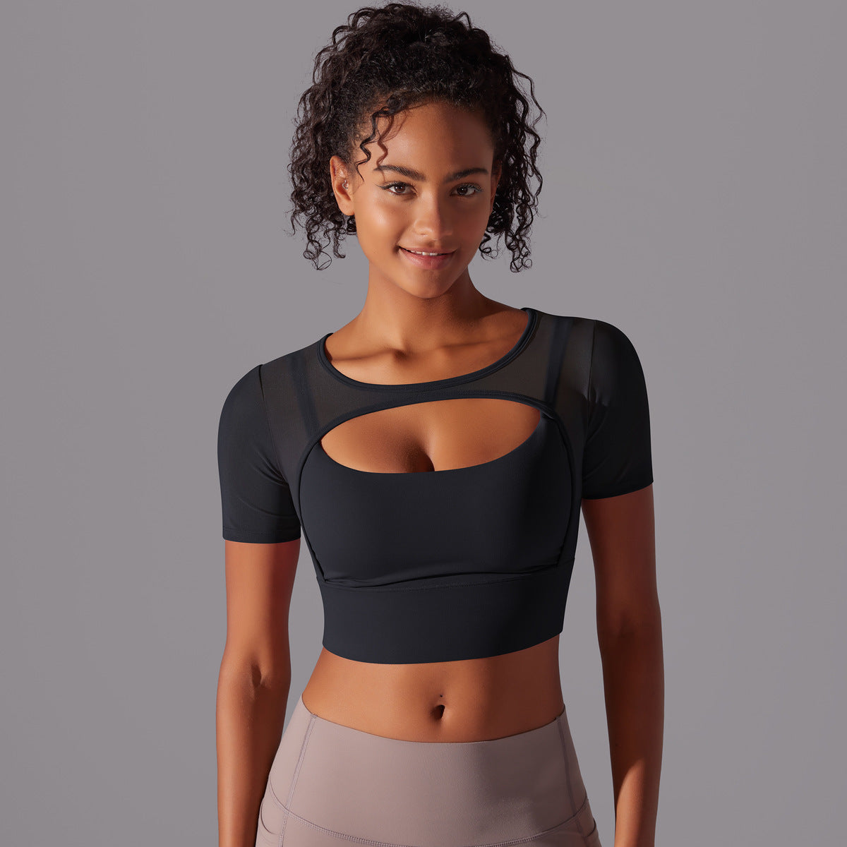 Double-Layer Workout Top