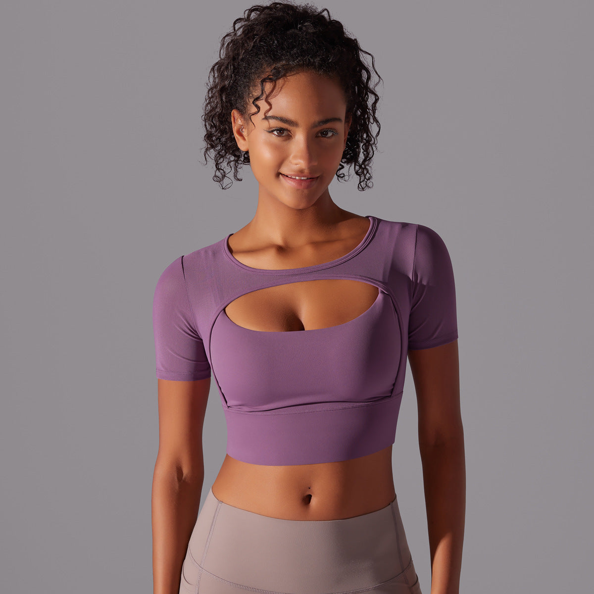 Double-Layer Workout Top