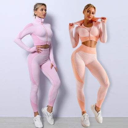 3Pcs Seamless Women’s Yoga Set