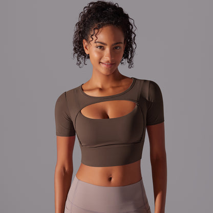 Double-Layer Workout Top