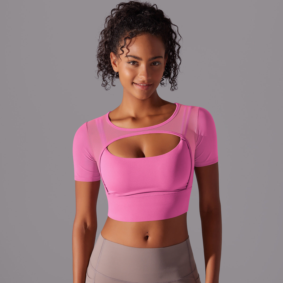 Double-Layer Workout Top