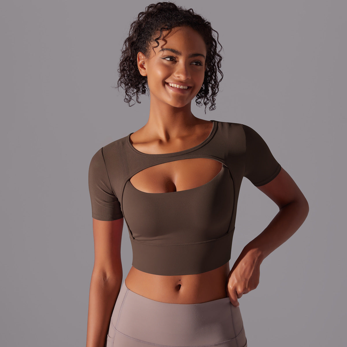 Double-Layer Workout Top