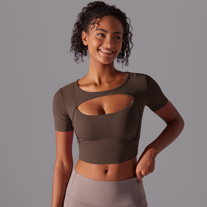 Double-Layer Workout Top